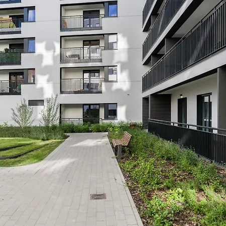 Stylish Apartment with Balcony Poznań by Renters Apartament Poznań